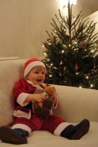 Laughing it up with Rudolph